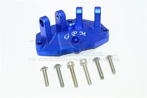ALUMINUM MOUNT FOR UPPER GEARBOX REAR UPPER SUSPENSION LINKS  -7PC SET SB013B - BLUE