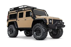 TRX-4® Scale and Trail® Crawler with Land Rover® Defender® Body: 4WD Electric Trail Truck with TQi™ Traxxas Link™ Enabled 2.4GHz Radio System