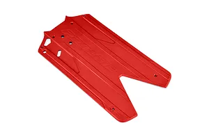 Traxxas 2.2/3.0" Off Road Tyres on Satin Chrome/Red Rims - Glued Wheels 2Pcs
