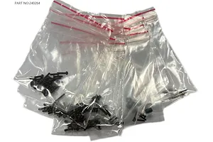 Traxxas 2.2/3.0" Off Road Tyres on Satin Chrome/Red Rims - Glued Wheels 2Pcs
