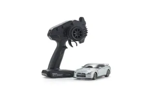 MINI-Z RWD NISSAN GT-R (R35) Ultimate Metal Silver Readyset RTR 32331S