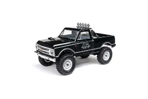 1/24 SCX24 1967 Chevrolet C10 4WD Brushed Truck RTR, Black