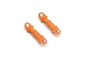 Traxxas 2.2/3.0" Off Road Tyres on Satin Chrome/Red Rims - Glued Wheels 2Pcs