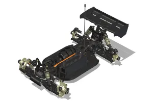 HB RACING E8 World Spec 1/8 Competition Electric Buggy (Without Bodyshell)