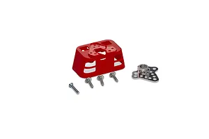 Camber links, front (TUBES charcoal gray-anodized, 7075-T6 aluminum, stronger than titanium) (2) (assembled with rod ends and hollow balls)/ aluminum wrench (1)
