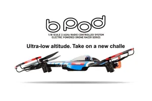 DRONE RACER b-pod Electric Blue Readyset RTF 20573BL