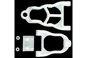 RPM Dyeable White Baja Front Upper &amp; Lower Suspension Arms