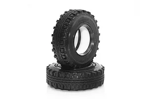 Traxxas 2.2/3.0" Off Road Tyres on Satin Chrome/Red Rims - Glued Wheels 2Pcs