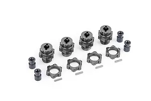 GPM 1.0" Black Aluminium Beadlock Rims 4Pcs