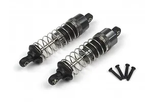 Shock caps, aluminum (gray-anodized), GTX shocks (4)/ spacers (8)