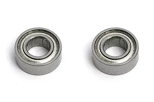 Traxxas 2.2/3.0" Off Road Tyres on Satin Chrome/Red Rims - Glued Wheels 2Pcs