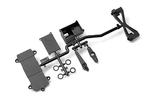 Body, Chevrolet Corvette Z06 (clear, requires painting)/ decal sheet (includes side mirrors, spoiler, &amp; mounting hardware)