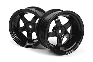 Axial 1.9 Black Rhino Primm Wheels, 12mm Hex, Black, 2pcs