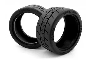 Traxxas 2.2/3.0" Off Road Tyres on Satin Chrome/Red Rims - Glued Wheels 2Pcs