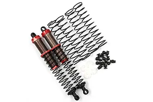 Aluminum Big Bore Go 120mm Damper 2pcs for 1/10 RC Off Road Car Red