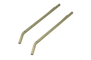 Caster blocks (c-hubs), extreme heavy duty, gray (left &amp; right)/ 3x26mm hinge pins (2)/ 3x15mm BCS (2) (for use with #9182 upgrade kit)