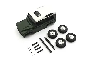 Axial 1.9 Black Rhino Primm Wheels, 12mm Hex, Black, 2pcs