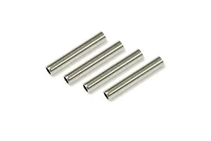 Traxxas 2.2/3.0" Off Road Tyres on Satin Chrome/Red Rims - Glued Wheels 2Pcs