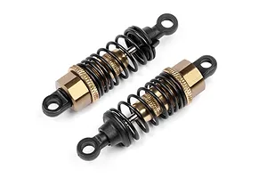 Camber links, front (TUBES charcoal gray-anodized, 7075-T6 aluminum, stronger than titanium) (2) (assembled with rod ends and hollow balls)/ aluminum wrench (1)