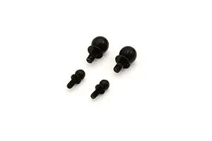 Camber links, front (TUBES charcoal gray-anodized, 7075-T6 aluminum, stronger than titanium) (2) (assembled with rod ends and hollow balls)/ aluminum wrench (1)
