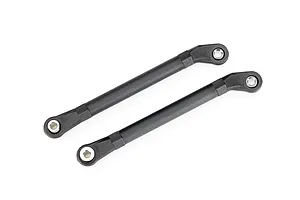 Traxxas 2.2/3.0" Off Road Tyres on Satin Chrome/Red Rims - Glued Wheels 2Pcs