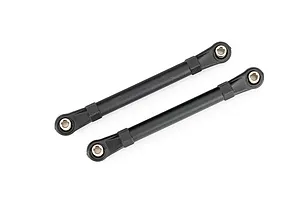Traxxas 2.2/3.0" Off Road Tyres on Satin Chrome/Red Rims - Glued Wheels 2Pcs