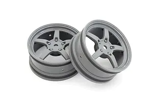 Axial 1.9 Black Rhino Primm Wheels, 12mm Hex, Black, 2pcs