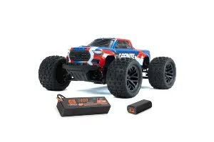1/18 GRANITE GROM MEGA 380 BRUSHED 4X4 MONSTER TRUCK RTR WITH BATTERY & CHARGER, BLUE
