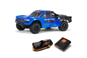 1/10 SENTON 4X2 BOOST MEGA 550 BRUSHED SHORT COURSE TRUCK RTR WITH BATTERY & CHARGER, BLUE