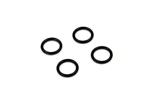 Traxxas 2.2/3.0" Off Road Tyres on Satin Chrome/Red Rims - Glued Wheels 2Pcs