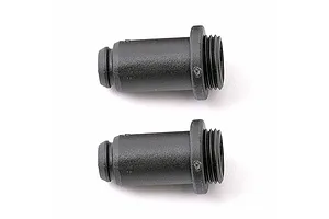 Traxxas 2.2/3.0" Off Road Tyres on Satin Chrome/Red Rims - Glued Wheels 2Pcs