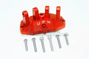 ALUMINUM MOUNT FOR UPPER GEARBOX REAR UPPER SUSPENSION LINKS  -7PC SET SB013B - ORANGE
