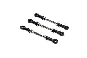 Axial 1.9 Black Rhino Primm Wheels, 12mm Hex, Black, 2pcs