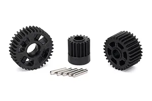 Driveshaft, center, 6061-T6 aluminum (green-anodized)
