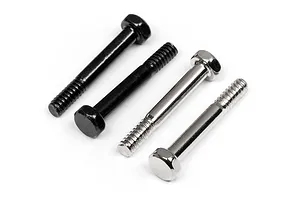 Shock caps, aluminum (gray-anodized), GTX shocks (4)/ spacers (8)