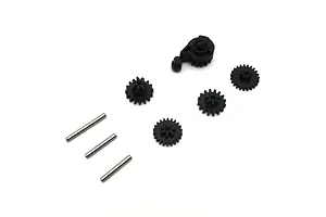 Shock caps, aluminum (gray-anodized), GTX shocks (4)/ spacers (8)