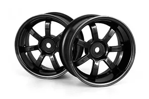 Axial 1.9 Black Rhino Primm Wheels, 12mm Hex, Black, 2pcs