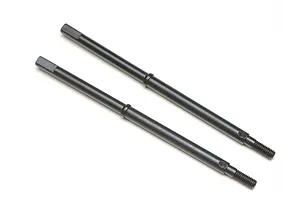 Traxxas 2.2/3.0" Off Road Tyres on Satin Chrome/Red Rims - Glued Wheels 2Pcs