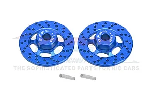 Traxxas 2.2/3.0" Off Road Tyres on Satin Chrome/Red Rims - Glued Wheels 2Pcs