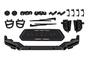 Camber links, front (TUBES charcoal gray-anodized, 7075-T6 aluminum, stronger than titanium) (2) (assembled with rod ends and hollow balls)/ aluminum wrench (1)