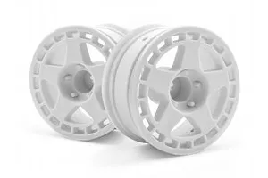 Traxxas 2.2/3.0" Off Road Tyres on Satin Chrome/Red Rims - Glued Wheels 2Pcs