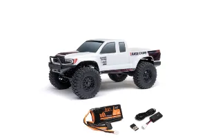 1/24 SCX24 Base Camp 4WD Rock Crawler Brushed RTR with Battery & Charger, White