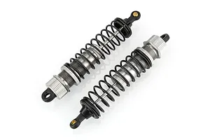 HSP Gunmetal Aluminium 78-110mm Shocks 2Pcs
