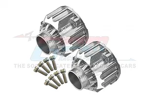 Camber links, front (TUBES charcoal gray-anodized, 7075-T6 aluminum, stronger than titanium) (2) (assembled with rod ends and hollow balls)/ aluminum wrench (1)