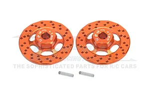 Traxxas 2.2/3.0" Off Road Tyres on Satin Chrome/Red Rims - Glued Wheels 2Pcs
