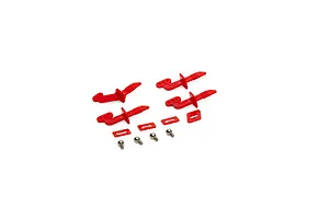 Camber links, front (TUBES charcoal gray-anodized, 7075-T6 aluminum, stronger than titanium) (2) (assembled with rod ends and hollow balls)/ aluminum wrench (1)