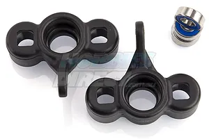 RPM Black T/E-Maxx Steering Hub Set