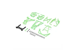ALUMINUM FRONT ARMS -11PC SET SLA2W055 - BLACK