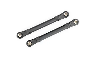 Traxxas 2.2/3.0" Off Road Tyres on Satin Chrome/Red Rims - Glued Wheels 2Pcs