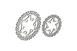 1/4 YZ Style Steel F/R Brake Rotor Set: Promoto-MX/SM